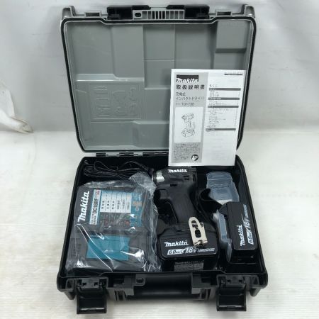  MAKITA マキタ 工具 インパクトドライバ 未使用品(S) 付属品完備 TD173DRGXB ブラック