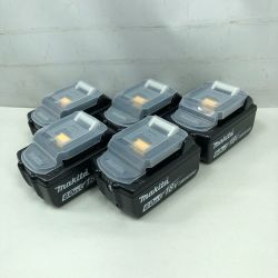 ◇◇ MAKITA マキタ バッテリー ５個セット 未使用品(S) BL1860B ブラック Sランク