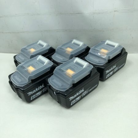  MAKITA マキタ バッテリー ５個セット 未使用品(S) BL1860B ブラック