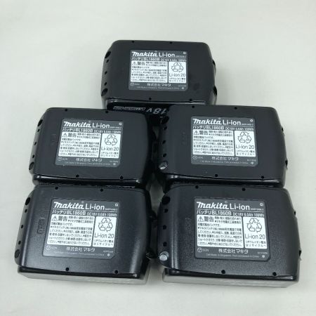  MAKITA マキタ バッテリー ５個セット 未使用品(S) BL1860B ブラック