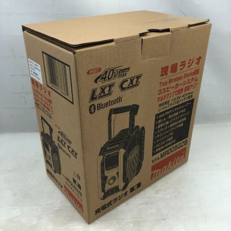  MAKITA マキタ 充電式ラジオ 未使用品(S) 付属品完備 コードレス式 MR005GZB ブラック