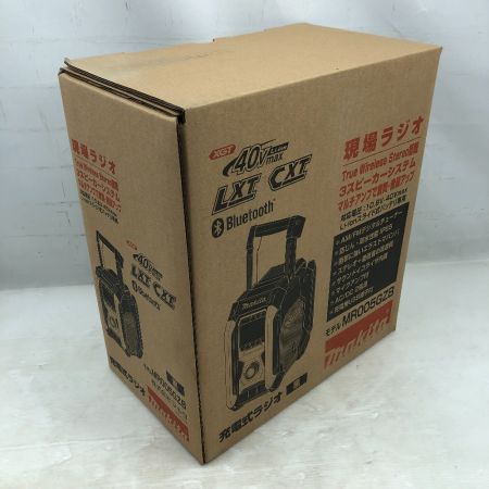  MAKITA マキタ 充電式ラジオ 未使用品(S) 付属品完備 コードレス式 MR005GZB ブラック