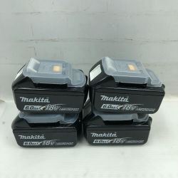 ◇◇ MAKITA マキタ バッテリー 4個セット BL1860B ブラック Sランク