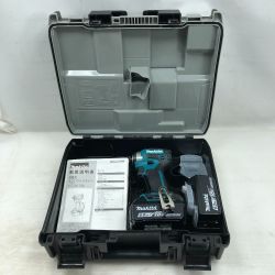 ◇◇ MAKITA マキタ 工具 インパクトドライバ 未使用品(S) 充電池2個・ケース付 コードレス式 TD173D ブルー Sランク