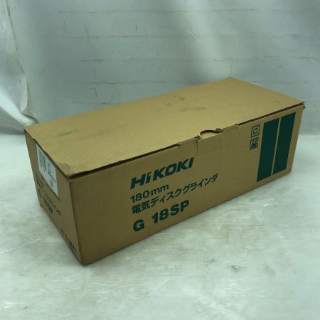  HiKOKI ハイコーキ 工具 ディスクグラインダー 未使用品(S) 本体のみ コード式 100v G18SP グリーン
