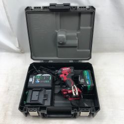 ◇◇ HiKOKI ハイコーキ 工具 インパクトドライバ 充電器・充電池1個付 コードレス式 WH36DD レッド Bランク