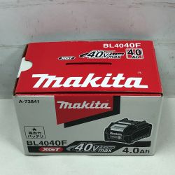 ◇◇ MAKITA マキタ 工具関連用品 バッテリー 未使用品(S) 本体のみ BL4040F ブラック Sランク