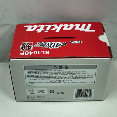  MAKITA マキタ 工具関連用品 バッテリー 未使用品(S) 本体のみ BL4040F ブラック