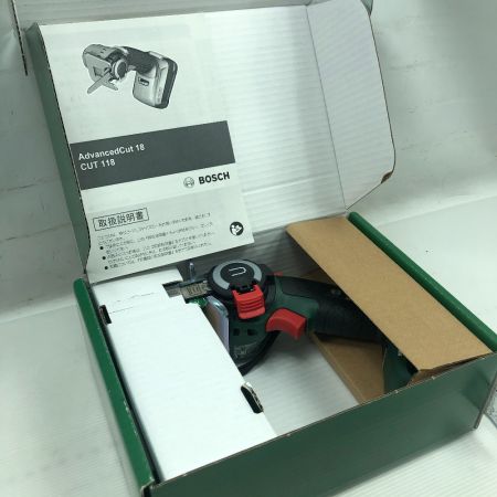  BOSCH ボッシュ 工具 マイクロソー 未使用品(S) 本体のみ コードレス式 CUT118型 グリーン