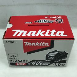 ◇◇ MAKITA マキタ 工具関連用品 バッテリー 未使用品(S) 本体のみ 40v 4.0Ah BL4040F ブラック Sランク