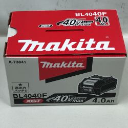◇◇ MAKITA マキタ 工具関連用品 バッテリー 未使用品(S) 本体のみ 40v BL4040F ブラック Sランク