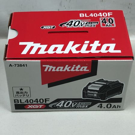  MAKITA マキタ 工具関連用品 バッテリー 未使用品(S) 本体のみ 40v BL4040F ブラック