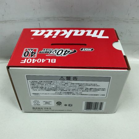  MAKITA マキタ 工具関連用品 バッテリー 未使用品(S) 本体のみ 40v BL4040F ブラック