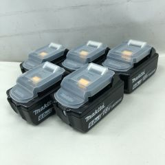  MAKITA マキタ 工具関連用品 バッテリー 5個セット 未使用品(S) 本体のみ BL1860B ブラック Sランク