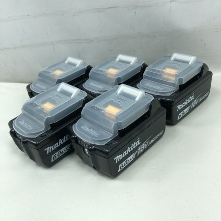  MAKITA マキタ 工具関連用品 バッテリー 5個セット 未使用品(S) 本体のみ BL1860B ブラック