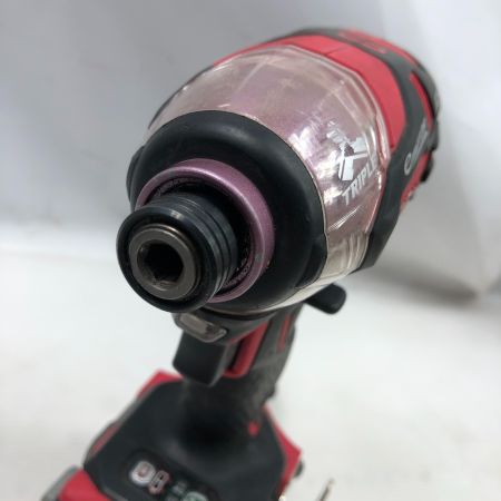  HITACHI 日立 工具 インパクトドライバ 充電器・充電池2個・ケース付 コードレス式 WH18DDL2 レッド