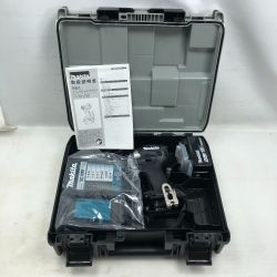 ◇◇ MAKITA マキタ 工具 インパクトドライバ 未使用品(S) 充電器・充電池1個・ケース付 TD173D ブラック Sランク