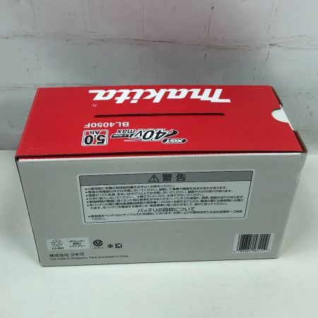  MAKITA マキタ バッテリー 未使用品(S) BL4050F ブラック