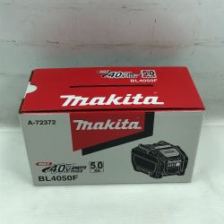 ◇◇ MAKITA マキタ バッテリー 未使用品(S) 本体のみ コードレス式 40v 5.0Ah BL4050F ブラック Sランク