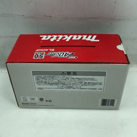  MAKITA マキタ バッテリー 未使用品(S) 40v 5.0Ah BL4050F ブラック