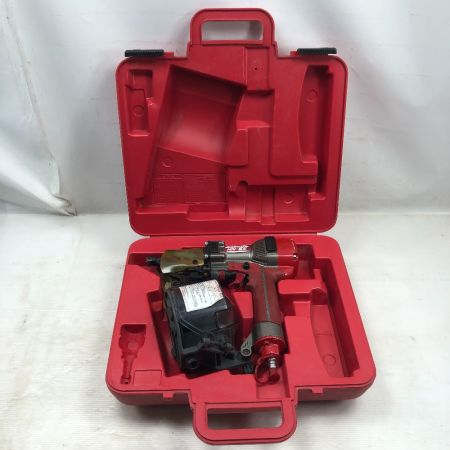  MAX マックス 工具 エアツール スーパーネイラ 本体のみ 高圧 HN-65 レッド