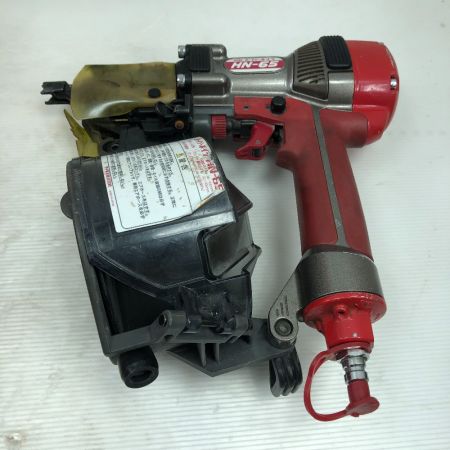 MAX マックス 工具 エアツール スーパーネイラ 本体のみ 高圧 HN-65 レッド