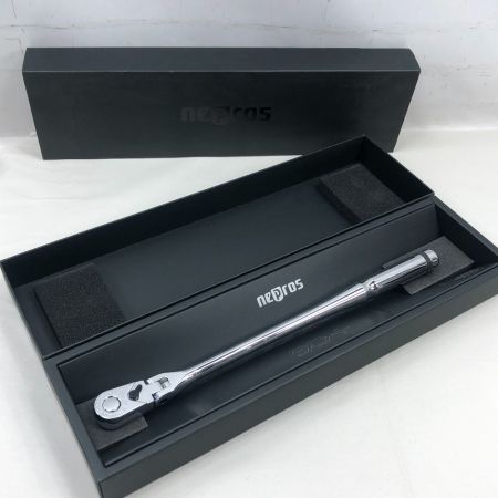  nepros 工具 ハンドツール ロングフレックスラチェットハンドル 未使用品(S) NBR390AFL シルバー
