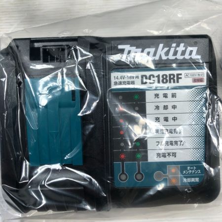  MAKITA マキタ 工具 ディスクグラインダー 未使用品(S) 充電器・充電池1個・ケース付 コードレス式 GA402DRG ブルー