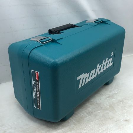 MAKITA マキタ 工具 ディスクグラインダー 未使用品(S) 充電器・充電池1個・ケース付 コードレス式 GA402DRG ブルー