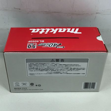  MAKITA マキタ バッテリー 未使用品(S) 本体のみ 40v BL4050F ブラック