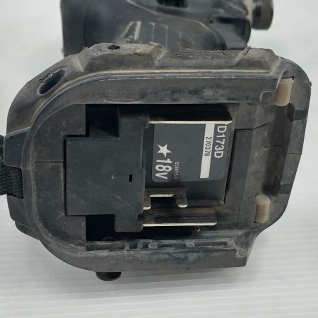  MAKITA マキタ 工具 インパクトドライバ 本体のみ コードレス式 TD173D ブラック