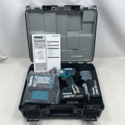 ◇◇ MAKITA マキタ 工具 インパクトドライバ 未使用品(S) 充電器・充電池2個・ケース付 コードレス式 TD173DRGX ブルー Sランク