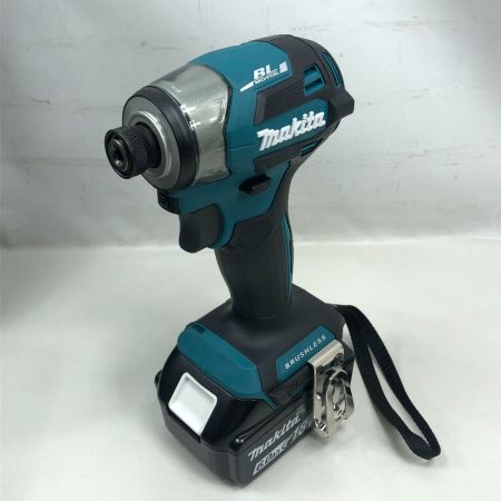  MAKITA マキタ 工具 インパクトドライバ 未使用品(S) 充電器・充電池2個・ケース付 コードレス式 TD173DRGX ブルー