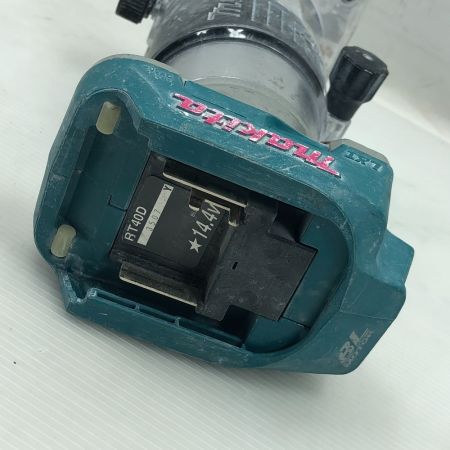  MAKITA マキタ 工具 充電式トリマ 本体のみ コードレス式 RT40D ブルー