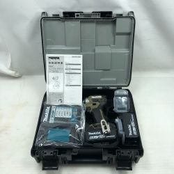 ◇◇ MAKITA マキタ 工具 インパクトドライバ 未使用品(S) 充電器・充電池2個・ケース付 コードレス式 TD173DRGXO オリーブ Sランク