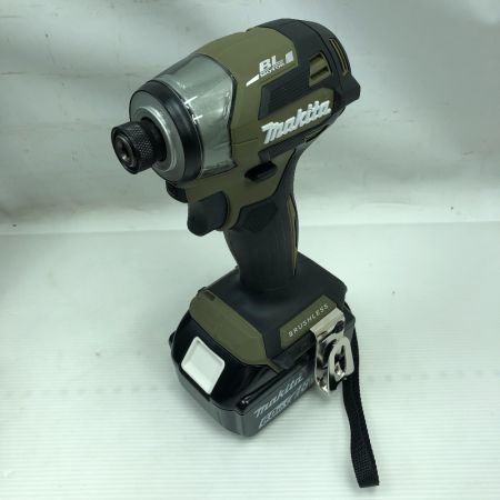  MAKITA マキタ 工具 インパクトドライバ 未使用品(S) 充電器・充電池2個・ケース付 コードレス式 TD173DRGXO オリーブ