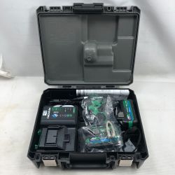 ◇◇ HiKOKI ハイコーキ 工具 インパクトドライバ 未使用品(S) 充電器・充電池2個・ケース付 コードレス式 WH36DD グリーン Sランク
