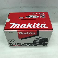 ◇◇ MAKITA マキタ バッテリー 未使用品(S) 40v 4.0Ah BL4040F ブラック Sランク