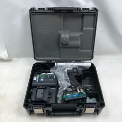 ◇◇ HiKOKI ハイコーキ 工具 インパクトドライバ 未使用品(S) 充電器・充電池1個・ケース付 コードレス式 WH36DD ブラック Sランク
