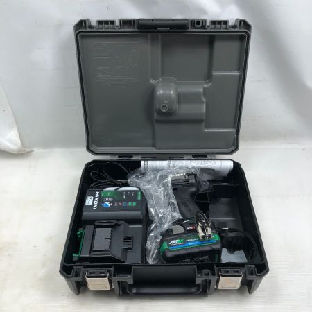  HiKOKI ハイコーキ 工具 インパクトドライバ 未使用品(S) 充電器・充電池1個・ケース付 コードレス式 WH36DD ブラック