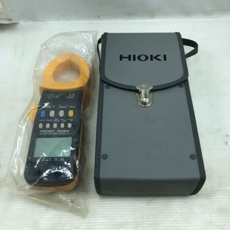  HIOKI クランプメーター 使用感有 3283 イエロー
