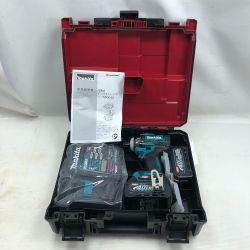 ◇◇ MAKITA マキタ 工具 インパクトレンチ 未使用品(S) 充電器・充電池2個・ケース付 コードレス式 40v TW004GRDX ブルー Sランク