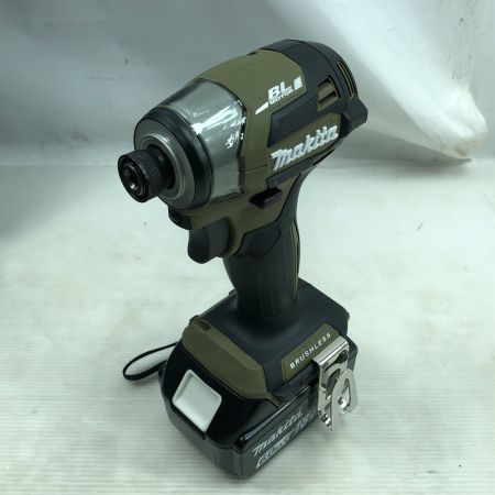  MAKITA マキタ 工具 インパクトドライバ 未使用品(S) 充電池2個・ケース付 コードレス式 TD173D オリーブ