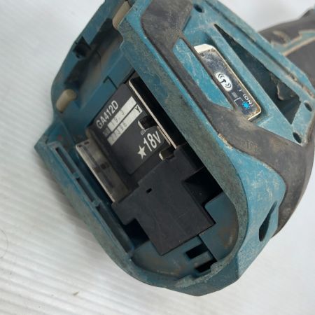  MAKITA マキタ 工具 ディスクグラインダー 本体のみ コードレス式 GA412D ブルー