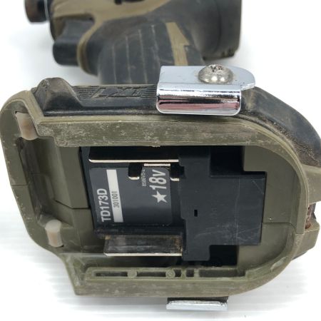  MAKITA マキタ 工具 インパクトドライバ 本体のみ コードレス式 TD173D オリーブ