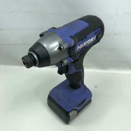  HiKOKI ハイコーキ 工具 インパクトドライバ 充電器・充電池2個・ケース付 コードレス式 FWH14DF ブルー