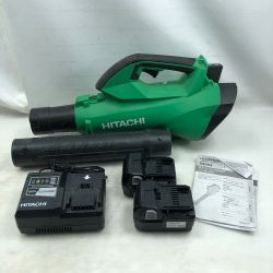 ◇◇ HITACHI 日立 工具 コードレスブロワ 充電器・充電池2個付 コードレス式 36v RB36DL グリーン Cランク