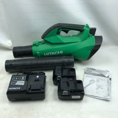  HITACHI 日立 工具 コードレスブロワ 充電器・充電池2個付 コードレス式 36v RB36DL グリーン