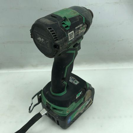  HiKOKI ハイコーキ 工具 インパクトドライバ 充電器・充電池2個・ケース付 コードレス式 WH36DC グリーン