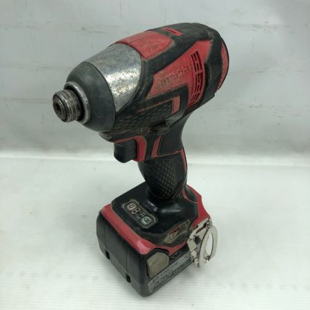  HITACHI 日立 工具 インパクトドライバ 充電器・充電池2個・限定モデルケース付 コードレス式 14.4v WH14DDl レッド